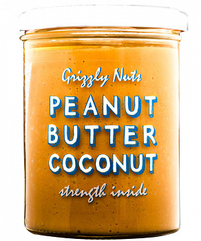 Арахисовая Паста с Кокосом Coconut Grizzly Nuts 370 г