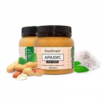 Арахисовая Паста Сольстевия Dopdrops 265 г