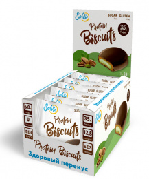 Protein Biscuits Глазированные Молочным Шоколадом Solvie - спортивное питание smart-food.shop