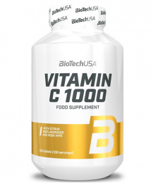 Vitamin C 1000 Biotech Nutrition 100 таб. - спортивное питание smart-food.shop