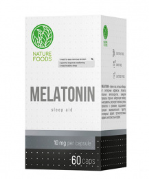 Melatonin 10 mg Nature Foods 60 касп.