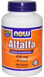 Alfalfa Herb 500 mg NOW