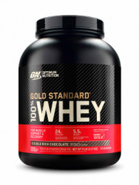 100% Whey Gold Standard Optimum Nutrition 2270 г Двойной насыщенный шоколад