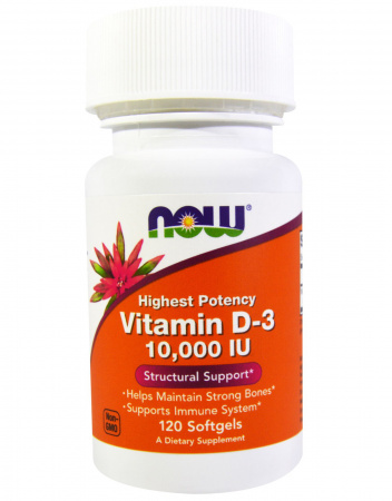 Vitamin D3 10000 IU NOW