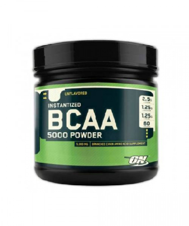 Bcaa 5000 Powder Optimum Nutrition 380 г - спортивное питание smart-food.shop