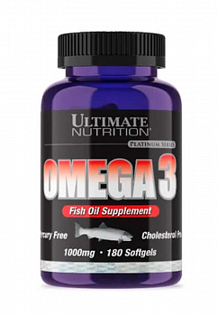 Omega-3 Ultimate Nutrition 180 капс.