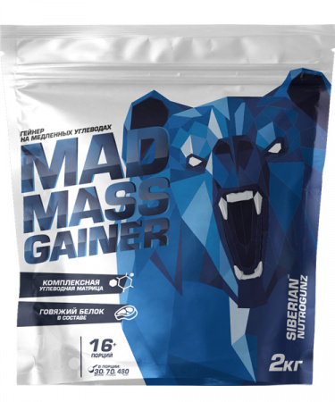 Mad Mass Gainer Siberian Nutrogunz 2000 г