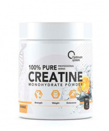 100% Pure Creatine Monohydrate Optimum System 300 г Апельсин