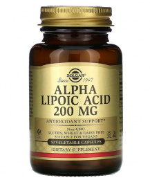 Alpha Lipoic Acid 200 mg Solgar