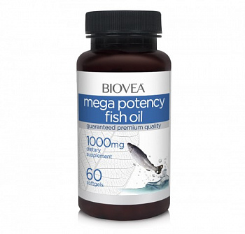 Omega-3 (No Lemon Oil) 1000 mg Biovea 60 капс.