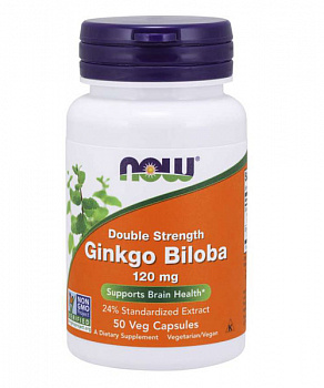 Ginkgo Biloba 120 mg. NOW