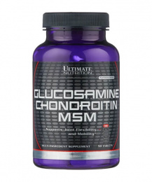 Glucosamine Chondroitin MSM Ultimate Nutrition - спортивное питание smart-food.shop