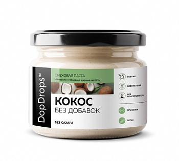 Кокосовая Паста без Добавок Dopdrops