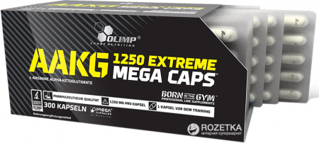 Aakg Extreme 1250 Mega Caps Olimp Sport Nutrition 300 капс.