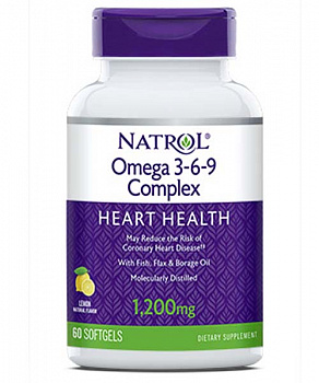 Omega 3-6-9 Complex Natrol 60 капс.