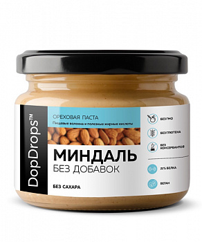 Миндальная Паста без Добавок Dopdrops
