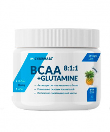 Bcaa+glutamine 8:1:1 Cybermass 220 г Ананас