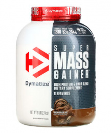 Super Mass Gainer Dymatize Nutrition 2722 г Твердый шоколад