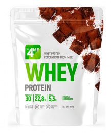 Whey Protein All4me 900 г Двойной шоколад