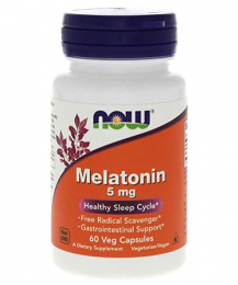 Melatonin 5 mg NOW 60 капс.