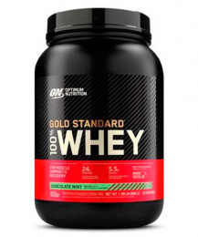 100% Whey Gold Standard Optimum Nutrition 909 г Шоколад-мята