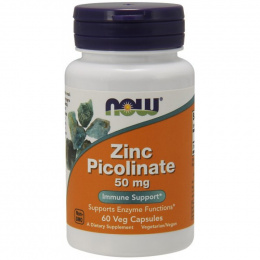 Zinc Picolinate 50 mg NOW 60 капс.