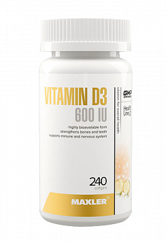 Vitamin D3 600 IU Maxler