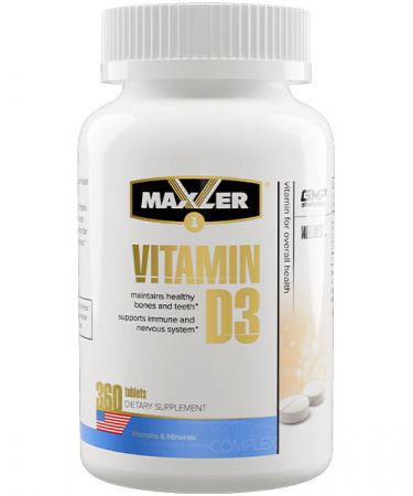 Vitamin D3 Maxler 360 таб.