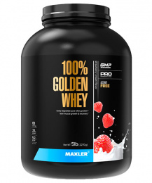 100% Golden Whey Maxler 2250 г Клубника