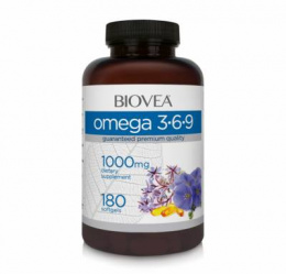 Omega 3-6-9 1000 mg Biovea 180 капс.