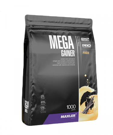 Mega Gainer Maxler 1000 г Ваниль