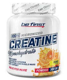 Creatine Powder BE First 300 г Апельсин