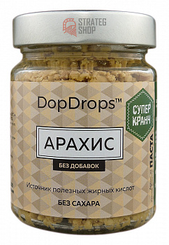 Арахисовая Паста Суперкранч без Добавок Dopdrops