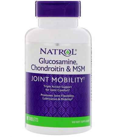 Glucosamine Chondroitin MSM Natrol 90 таб.