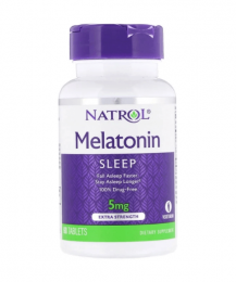 Melatonin 5 mg Natrol - спортивное питание smart-food.shop