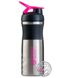 Sportmixer Stainless Цвет Черный/малиновый Blender Bottle