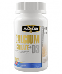 Calcium Citrate + D3 Maxler 120 таб.
