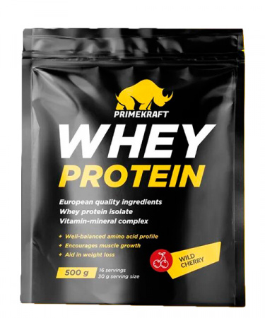 Whey Protein Prime Kraft 500 г Дикая вишня