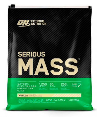 Serious Mass Optimum Nutrition 5455 г Ваниль