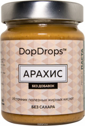 Арахисовая Паста без Добавок Dopdrops 265 г