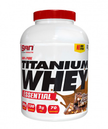 100% Pure Titanium Whey SAN 908 г Шоколадный бисквит с зефиром