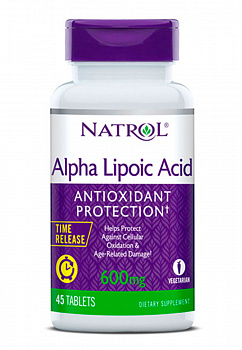 Alpha Lipoic Acid 600 mg Natrol 45 таб.