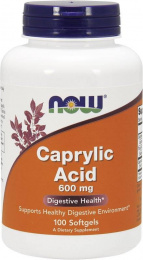 Caprylic Acid 600 mg NOW