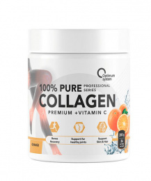 100% Pure Collagen Powder Optimum System 200 г Апельсин
