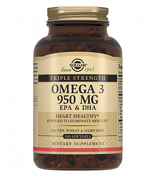 Triple Strength Omega-3 950 mg Solgar