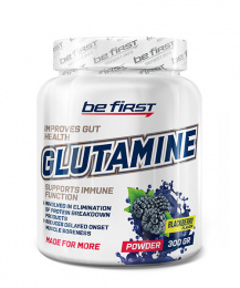 Glutamine BE First 300 г Ежевика