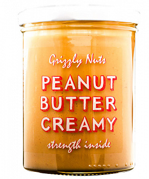 Арахисовая Паста Кремовая Creamy Grizzly Nuts 370 г
