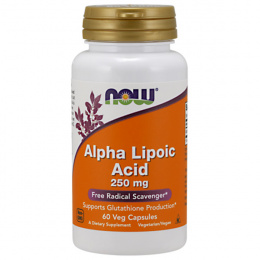 Alpha Lipoic Acid 250 mg NOW 60 капс.