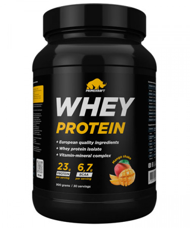 Whey Protein (банка) Prime Kraft 900 г Манго шейк