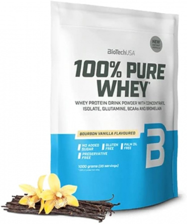 100% Pure Whey Biotech Nutrition 1000 г Bourbon vanilla